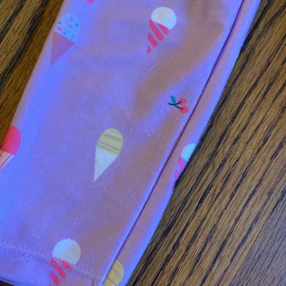 Baby Gap 4 year one piece bathing suit/rash guard. Purple ice cream cone print. - Picture 8 of 11